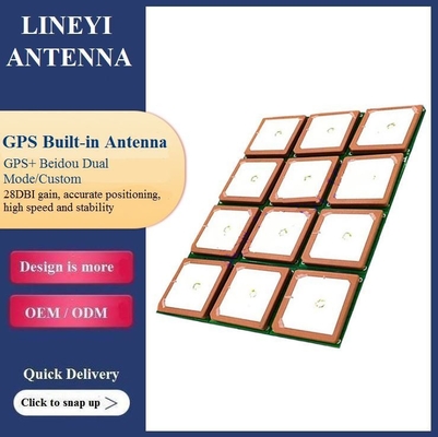 Antenna di ISO9001 GPS Glonass, antenna ceramica della toppa di GPS