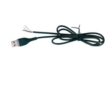 Spina maschio di USB 2.0 con l'assemblaggio cavi nudo dell'estremità di distensione della tensione 4pin per le unità periferiche di computer