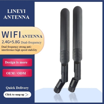 Alta antenna di WiFi di guadagno di TNC 5.8G, alta antenna di Omni di guadagno di 2,4 gigahertz